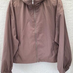 OFALO Lightweight Jacket Coat Size M Zip Up Hoodie Purple Women’s